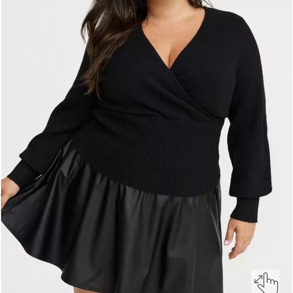 Torrid Surplice Wrap Sweater. New with tags